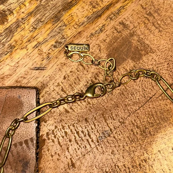 Sequin Jewelry Pearl Initial Necklace - Picture 3 of 3